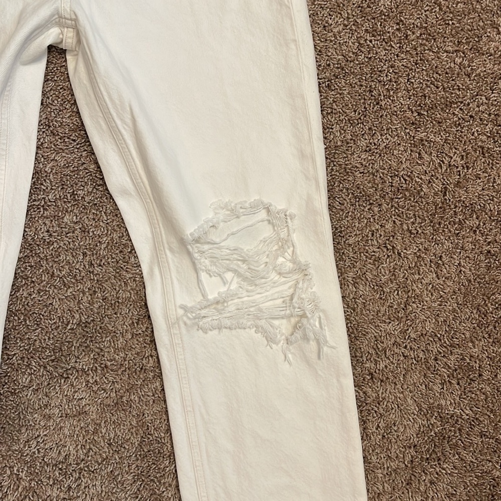 Agolde Riley White Jean - Picture 4 of 9